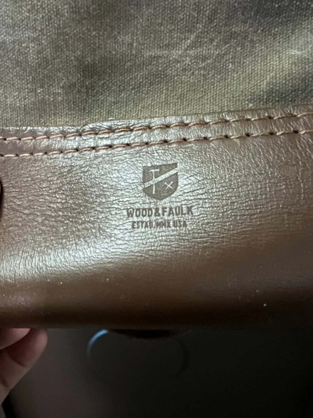 Wood & Faulk Small Weekender Bag